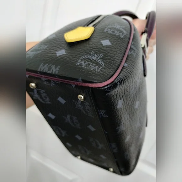 MCM Princess Lion Mini Boston Bag - Picture 9 of 14